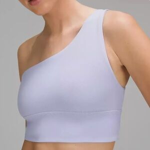 Lululemon asymmetrical bra lilac smoke